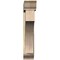 Ekena Millwork Westlake Traditional Rough Sawn Bracket w/ Offset Brace, Douglas Fir, 8"W x 42"D x 42"H BKT0806X42X42WTL01RDF - alternate 3